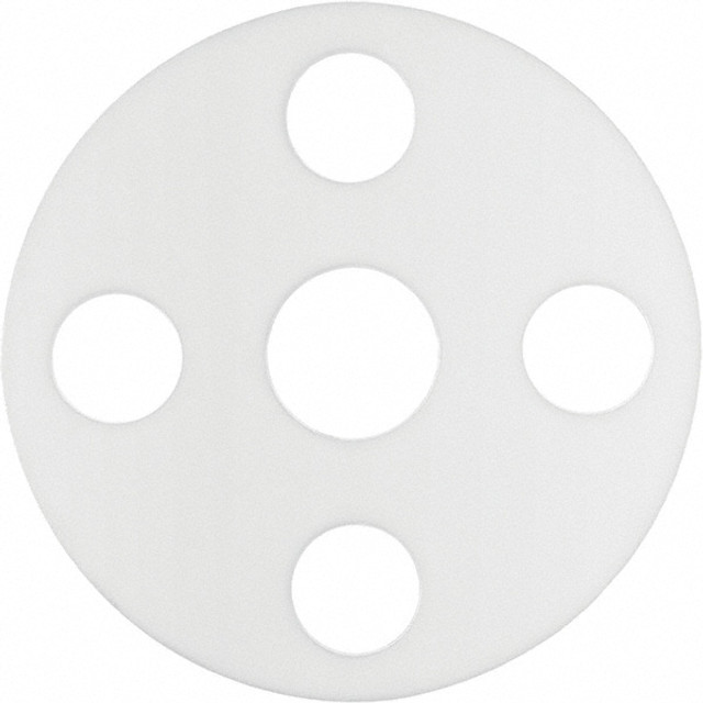 USA Industrials BULK-FG-1175 Flange Gasket: For 4" Pipe, 4-1/2" ID, 9" OD, 1/8" Thick, Polytetrafluoroethylene