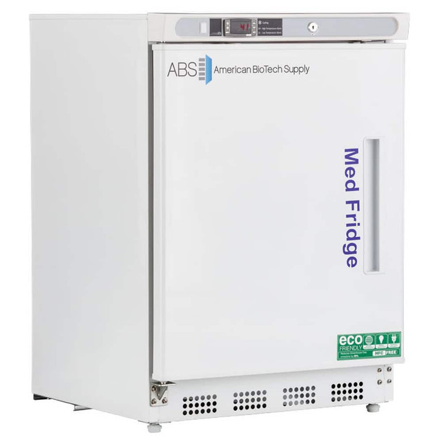 American BioTech Supply PHABTUCBI0404LH Laboratory Refrigerator: 4.6 cu ft Capacity, 2 to 8 ° C, 23-3/4" OAW, 24-1/2" OAD, 33-3/8" OAH