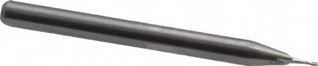 M.A. Ford. 16402000 Square End Mill: 1/64'' Dia, 0.04'' LOC, 1/8'' Shank Dia, 1-1/2'' OAL, 2 Flutes, Solid Carbide