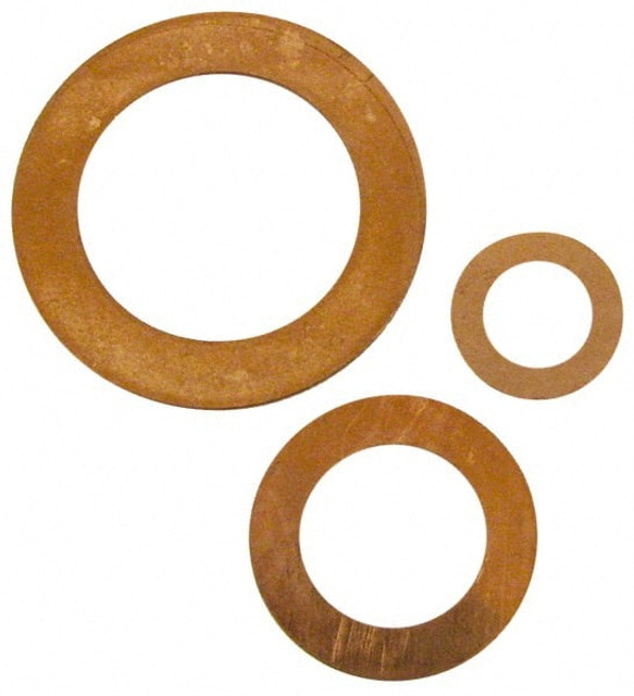 Electro Hardware FW-1359-EH 8" Screw Standard Flat Washer: Copper, Uncoated