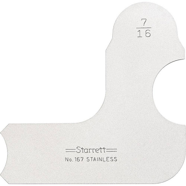 Starrett 50643 7/16 Inch Radius Gage