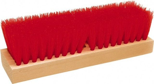 O-Cedar 27190 Deck Scrub Brush: 10" Brush Length, 3" Brush Width, Polypropylene Bristles