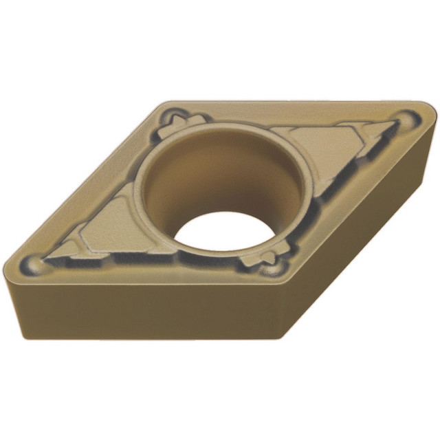 Mitsubishi 178301 Turning Inserts; Insert Style: DCMT ; Insert Size Code: 3 ; Insert Shape: Rhombic 550 ; Included Angle: 55.00 ; Inscribed Circle (Decimal Inch): 0.3750 ; Corner Radius (Decimal Inch): 0.0312