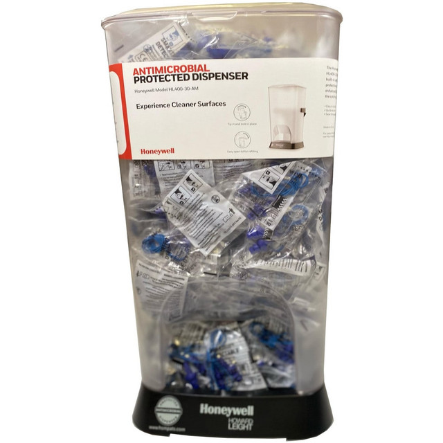 Honeywell HL400-SDT-30-AM Earplug Dispensers & Refills; Dispenser Material: Plastic ; Plug Material: CMT ; Earplugs Included: Earplugs Included ; Plug Shape: Flanged ; Noise Reduction Rating (dB): 25.00 ; Dispensing Method: Pull Out