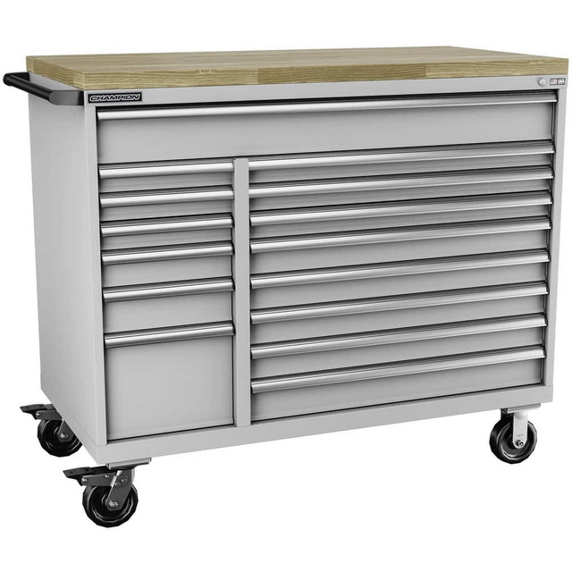 Champion Tool Storage DS181301MBBB-LG Storage Cabinets; Cabinet Type: Welded Storage Cabinet ; Cabinet Material: Steel ; Width (Inch): 56-1/2 ; Depth (Inch): 22-1/2 ; Cabinet Door Style: Solid ; Height (Inch): 39-3/8