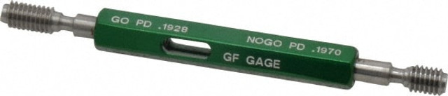 GF Gage W0216282BS Plug Thread Gage: #12-28 Thread, 2B Class, Double End, Go & No Go