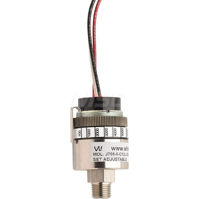 Whitman Controls J7053C52TBD High Pressure Switch with High Pressure Set Points Pressure Switch: NPT Male Thread