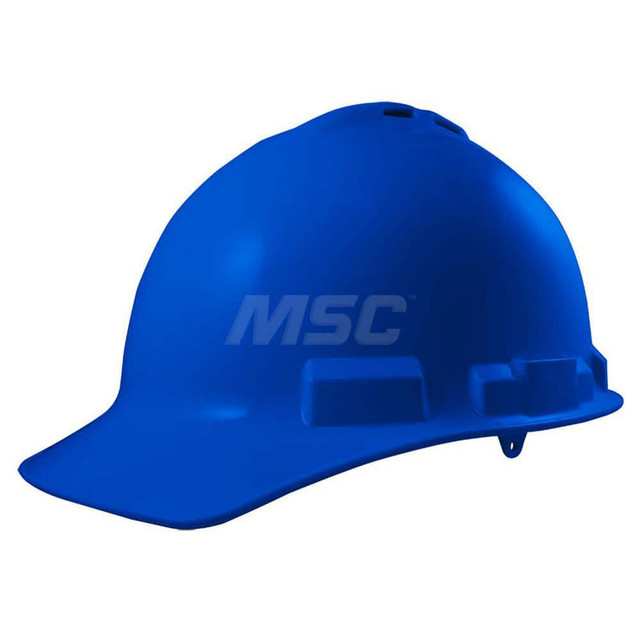 General Electric GH327RVB Hard Hat: Impact Resistant & Construction, Vented, Type 1, Class C, 4-Point Suspension