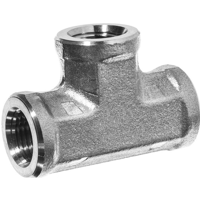 USA Industrials ZUSA-PF-7889 Pipe Fitting: 1/2 x 1/2 x 1/2" Fitting, 304 Stainless Steel