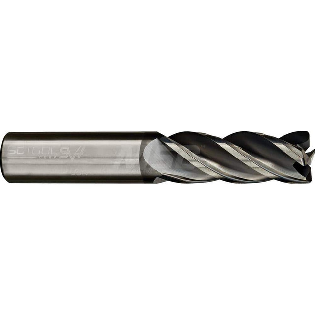 SC Tool 20013 Corner Radius End Mill: 3/16" Dia, 5/8" LOC, 0.015" Radius, 4 Flutes, Solid Carbide