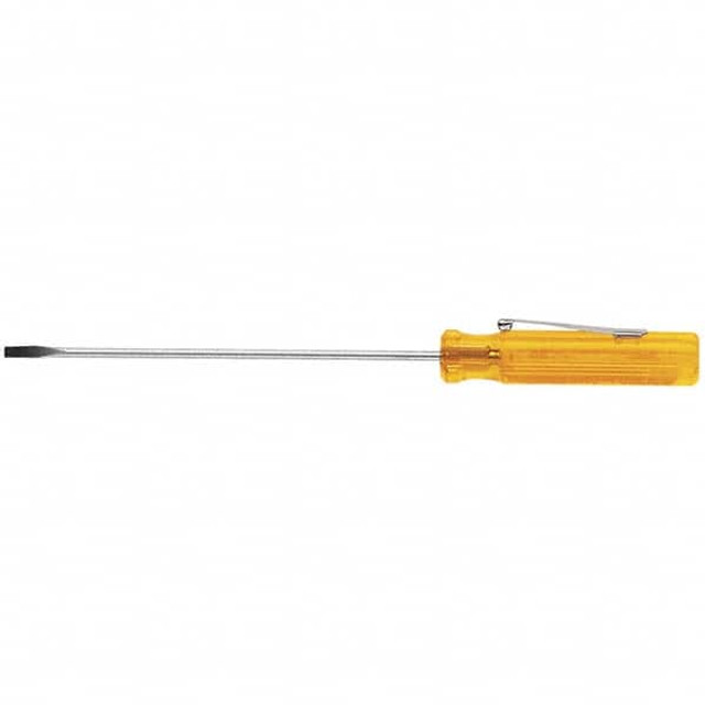 Klein Tools A130-3 Slotted Screwdriver: 1/8" Width, 4-7/8" OAL, 3" Blade Length