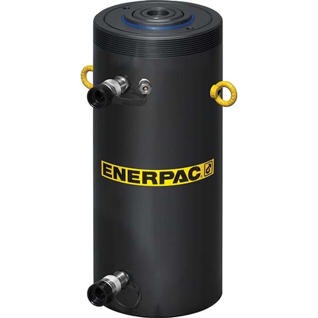 Enerpac HCR1508 Compact Hydraulic Cylinder: Base Mounting Hole Mount, Steel