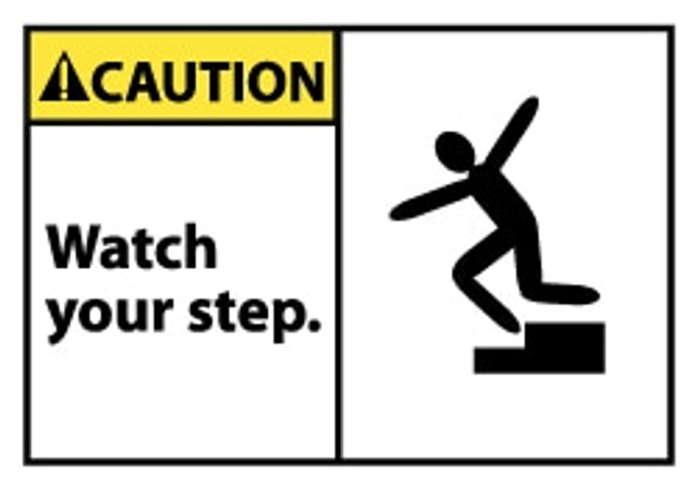 AccuformNMC CGA12AP Accident Prevention Label: 3" High