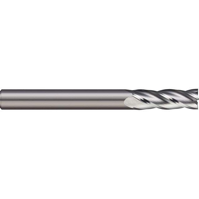Micro 100 AEMM-120-2 Square End Mill: 12 mm Dia, 2 Flutes, 30 mm LOC, Solid Carbide, 30 ° Helix