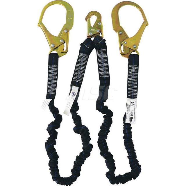 Safe Keeper FAP30399-SK Lanyards & Lifelines; Load Capacity: 310lb ; Construction Type: Webbing ; Harness Type: Fall Arrest ; Lanyard End Connection: Snap Hook ; Anchorage End Connection: Rebar Hook ; Length Ft.: 6.00