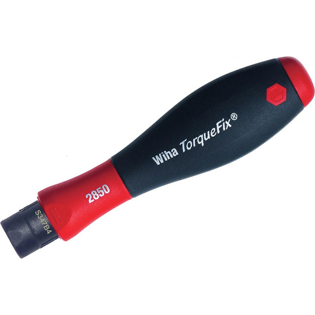 Wiha 28505 Screwdriver Accessories; Type: Pre-Set Handle ; For Use With: Wiha TorqueControl Blades ; Additional Information: 7.5 in-lb Torque