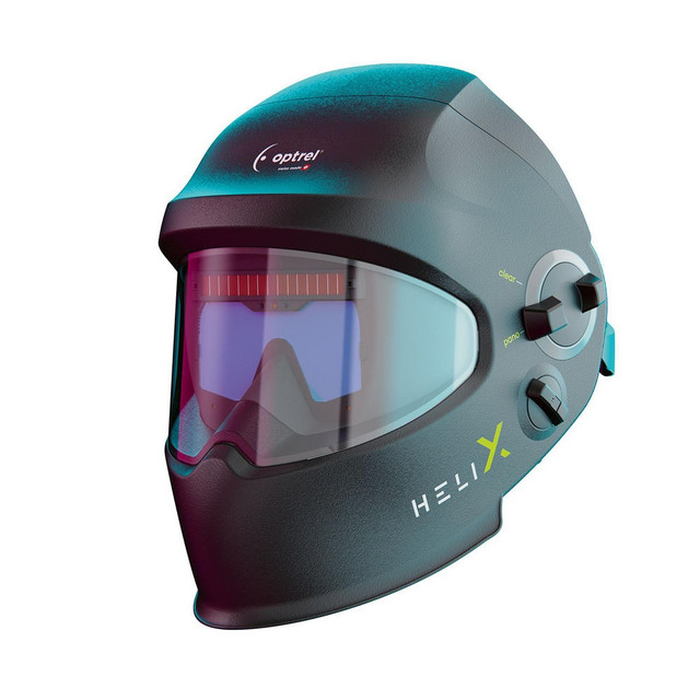 Optrel 1050.100 Helix Quattro Welding Helmet: Black,  Polyamide,  Shade  3, 4-14, [ATT_AdjustmentType_LOV]