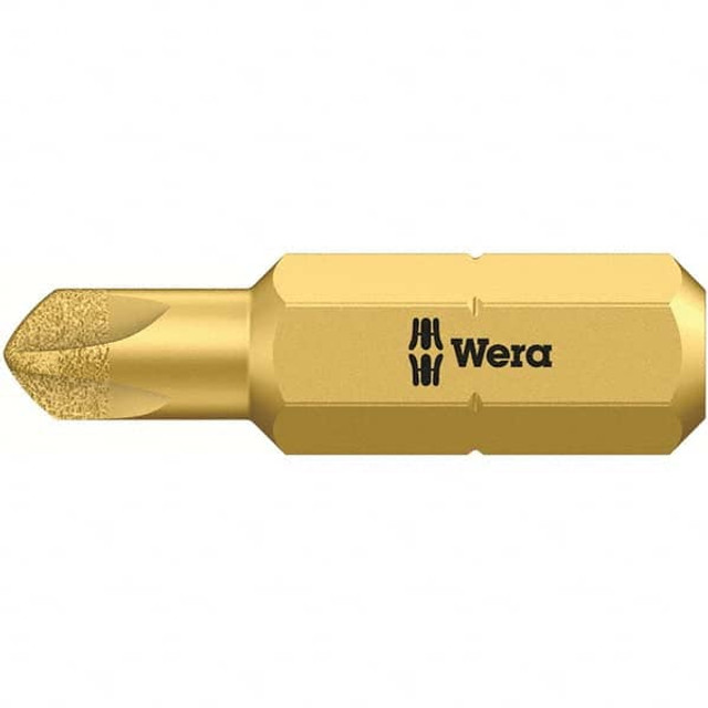 Wera 05066646001 Power Screwdriver Bit: 1/4" Torq-Set Speciality Point Size, 1/4" Hex Drive