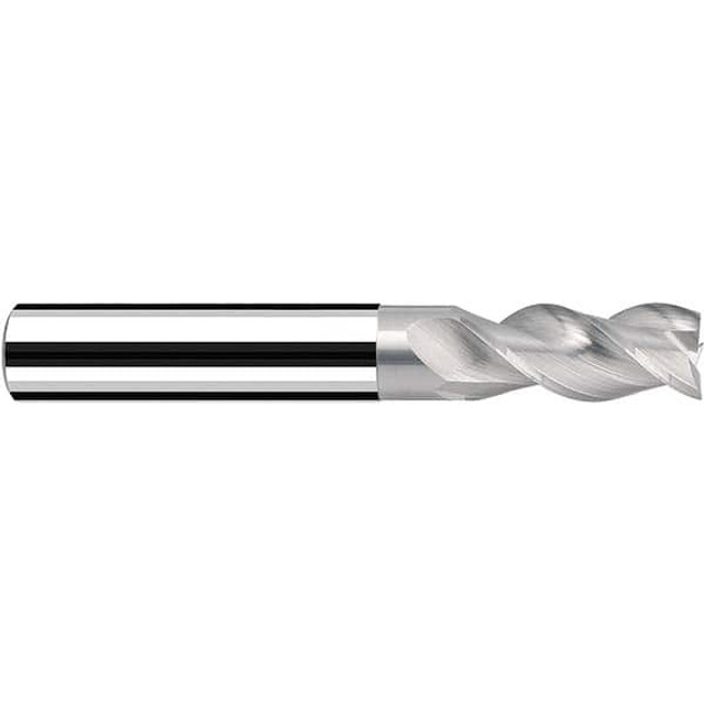 Fraisa 15831252 Square End Mill: 3/16" Dia, 3/8" LOC, 3 Flute, Solid Carbide