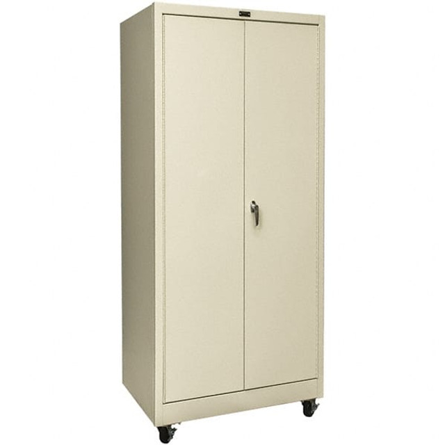 Hallowell 825S24M-PT Mobile Steel Storage Cabinet: 48" Wide, 24" Deep, 78" High