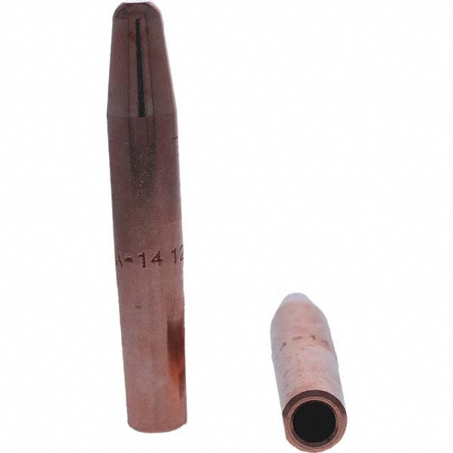 Tuffaloy 131-1412 Spot Welder Tips; Tip Type: Straight Tip A Nose (Pointed) ; Material: RWMA Class 1 - C15000