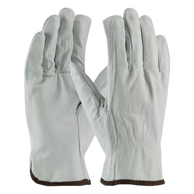 PIP 68-106/M General Purpose Work Gloves: Medium, Cowhide Leather