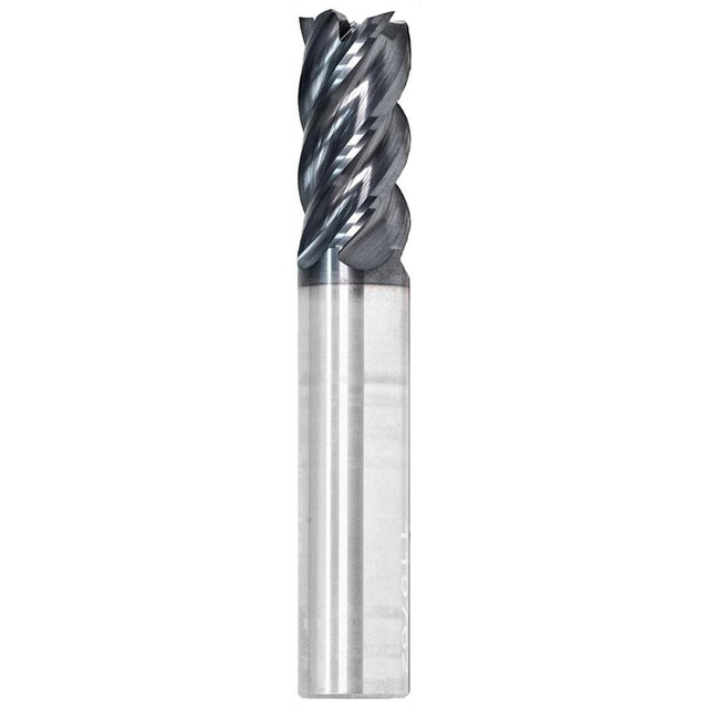 GWS 121403 Corner Radius End Mill: 1" Dia, 1" LOC, 0.015" Radius, 5 Flutes, Solid Carbide