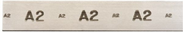 Starrett 54787 A2 Air-Hardening Flat Stock: 1" Thick, 1" Wide, 18" Long, ±0.001" Thickness Tolerance