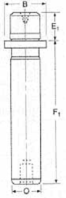 Dayton Lamina 5-1013-826 Guide Post: Demountable, Ball Bearing Post, 1-1/4" OD, 4-7/16" OAL, Hardened Steel