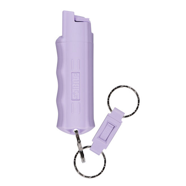 Sabre HC-14-LV-02-NY Pepper Spray w/ Quick Release Key Ring - Lavender