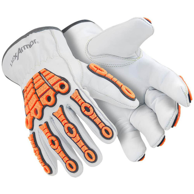 HexArmor. 4060-M (8) Cut & Puncture-Resistant Gloves: Size M, ANSI Cut A5, ANSI Puncture 4, Goatskin