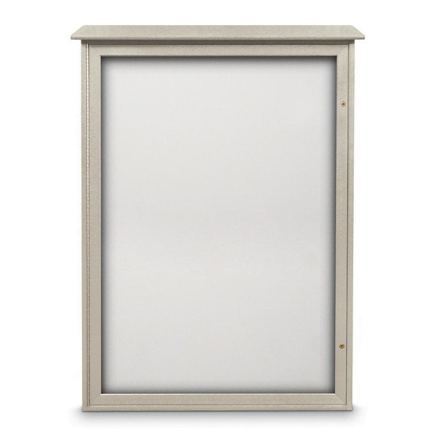 United Visual Products UVSD5438MFW-LTG Laminate Dry Erase: 54" Wide, 38" High, Melamine, Woodland Green