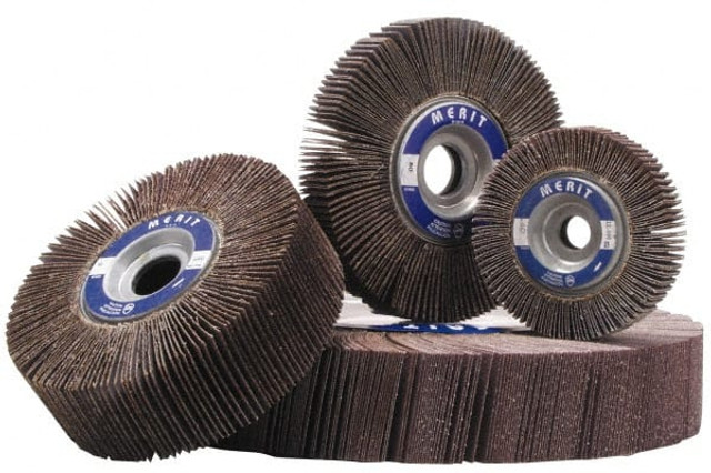 Merit Abrasives 08834123099 8 x 2" 180 Grit Aluminum Oxide Unmounted Flap Wheel