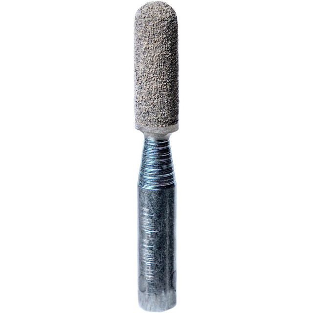 Rex Cut Abrasives 313103 Mounted Points; Point Shape: Ball ; Point Shape Code: A24 ; Abrasive Material: Aluminum Oxide ; Tooth Style: Single Cut ; Grade: Medium ; Grit: 54