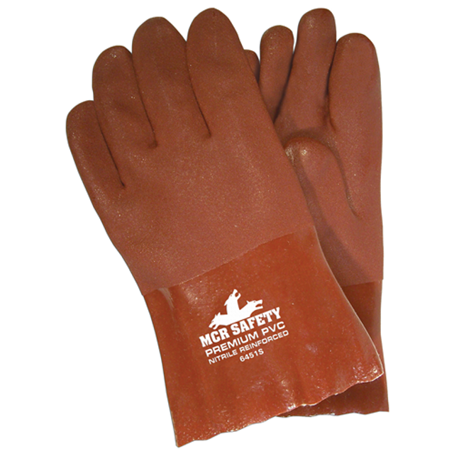 MCR Safety 6451S Red Sandy PVC 10 Jersey
