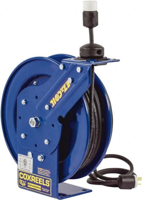 CoxReels EZ-PC13-5012-A Cord & Cable Reel: 12 AWG, 50' Long, Outlet End