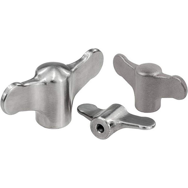 Jergens 40865 Clamp Handle Grips; For Use With: Small Tools; Utensils; Gauges ; Grip Length: 0.9400 ; Material: Stainless Steel ; Spindle Thread Size: 10-32 ; UNSPSC Code: 40151566