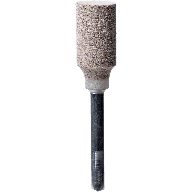 Rex Cut Abrasives 332204 Mounted Points; Point Shape: Cylinder ; Point Shape Code: W162 ; Abrasive Material: Aluminum Oxide ; Tooth Style: Single Cut ; Grade: Medium Fine ; Grit: 80