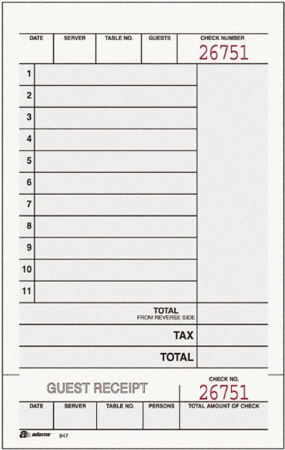 Adams Business Forms ABF947SWC Guest Book: 250 Sheets