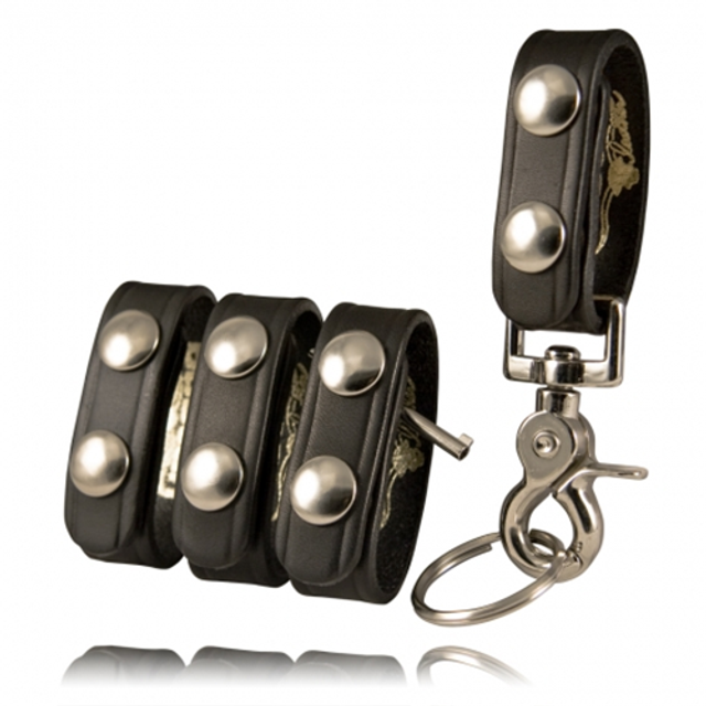 Boston Leather 7500-3-BLK Deluxe Belt Keeper Combo Pack Boston Leather 7500-3-BLK Deluxe Belt Keeper Combo Pack
