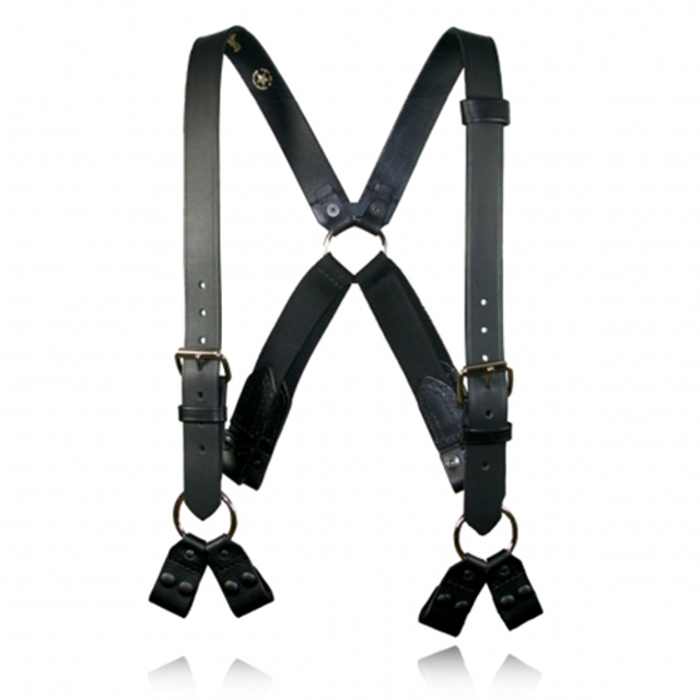 Boston Leather 9174-1-XL Firefighter’s Suspenders, 8-Point Loop Boston Leather 9174-1-XL Firefighter’s Suspenders, 8-Point Loop