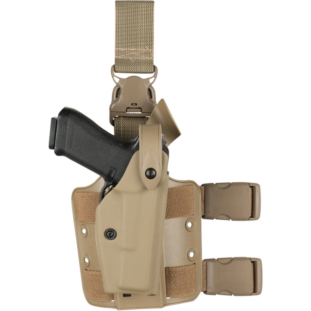 Safariland 1121734 Model 6005 SLS Tactical Holster with Quick-Release Leg Strap for Springfield XD(M) 9