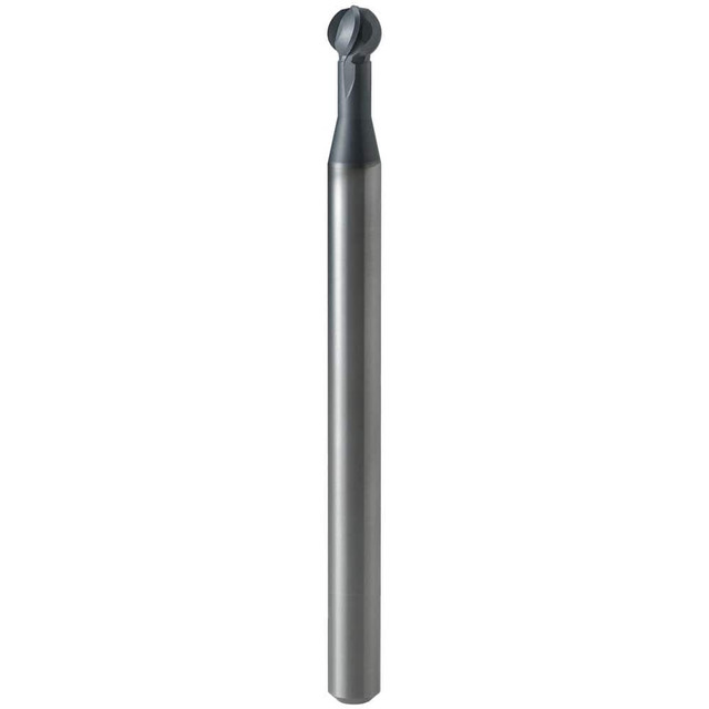 Mitsubishi 10620144 Ball End Mills; Mill Diameter (Decimal Inch): 0.2362 ; Mill Diameter (mm): 6.00 ; Number Of Flutes: 4 ; End Mill Material: Carbide ; Length of Cut (mm): 5.2900 ; Coating/Finish: AlCrN