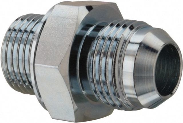 Voss JB 1008 Industrial Pipe Adapter: 7/8-14 x 1/2" Male Thread, MJIC x MBSPP