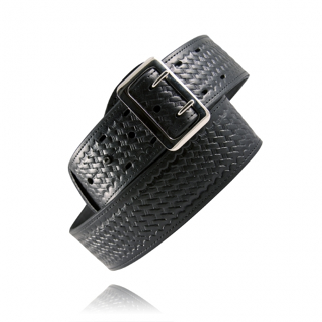 Boston Leather 6501-3-40-BLK SAM BROWNE BELT Boston Leather 6501-3-40-BLK SAM BROWNE BELT