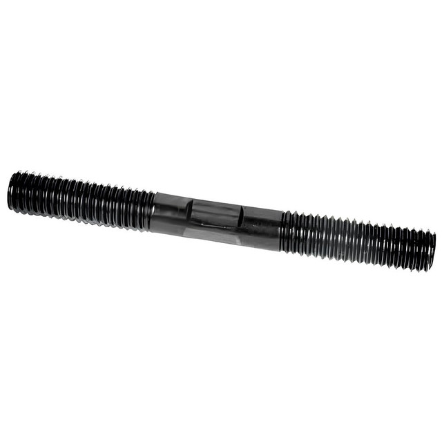 TE-CO 40804 Equal Double Threaded Stud: 5/8-11 Thread, 3" OAL