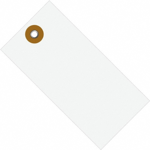 Dupont G13041 Blank Tag: 4-1/4'' High, White, Polypropylene