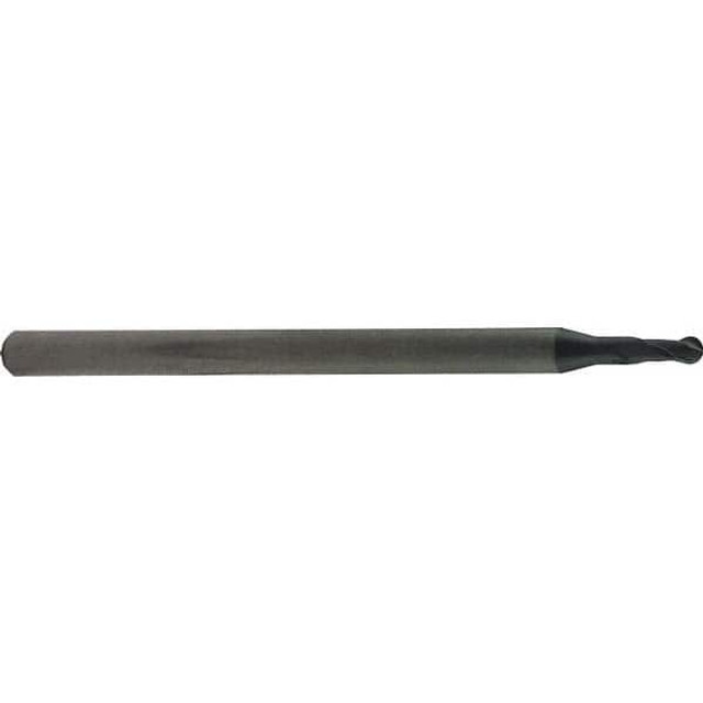 Regal Cutting Tools 090110RM Ball End Mill: 0.125" Dia, 0.1875" LOC, 2 Flute, Solid Carbide