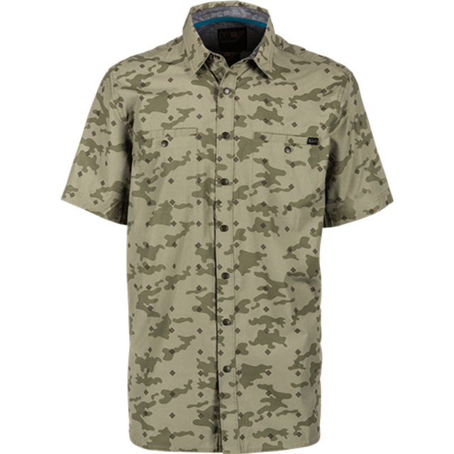 5.11 Tactical 71377-256-L Crestline Camo S/S Shirt