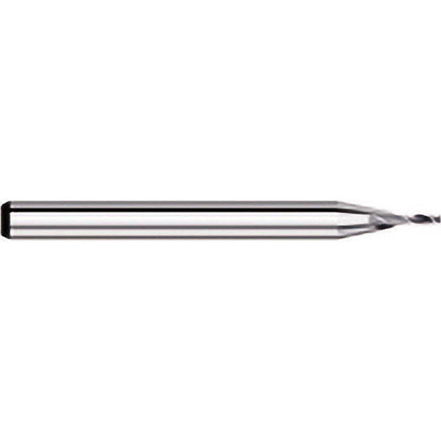 Titan USA TC56029 Square End Mill: 0.029'' Dia, 0.087'' LOC, 1/8'' Shank Dia, 1-1/2'' OAL, 2 Flutes, Solid Carbide